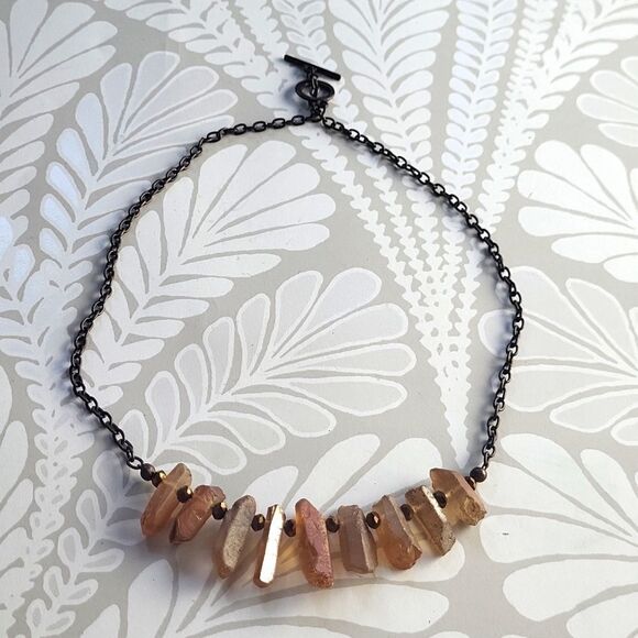 Fairy Quartz Crystal Necklace - Picture 1 of 3